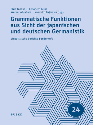 cover image of Grammatische Funktionen aus Sicht der japanischen und deutschen Germanistik